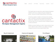 Tablet Screenshot of cantactix.com